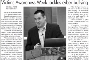 Victims Awareness Week tackles cyber bullying april 24 2015 v2